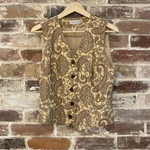 J Braun Paisley Vest